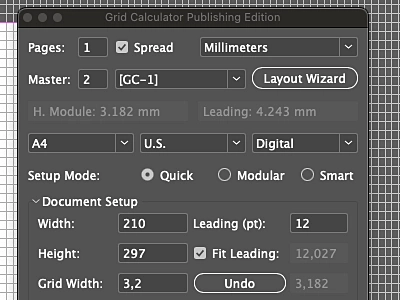 Grid Calculator Publishing Edition